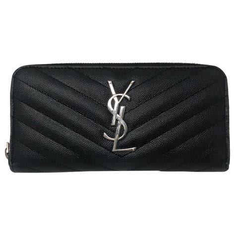 mini wallet ysl|YSL black wallet.